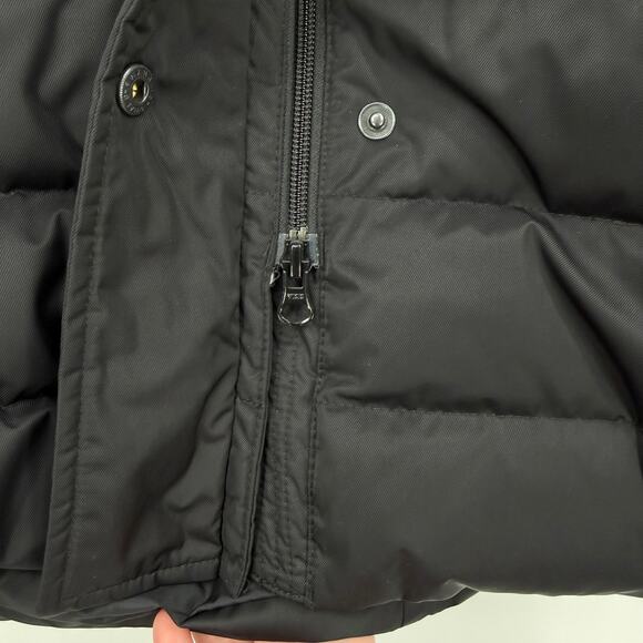Lands' End Down Filled Maxi Puffer Coat in black Size XL - Picture 6 of 10